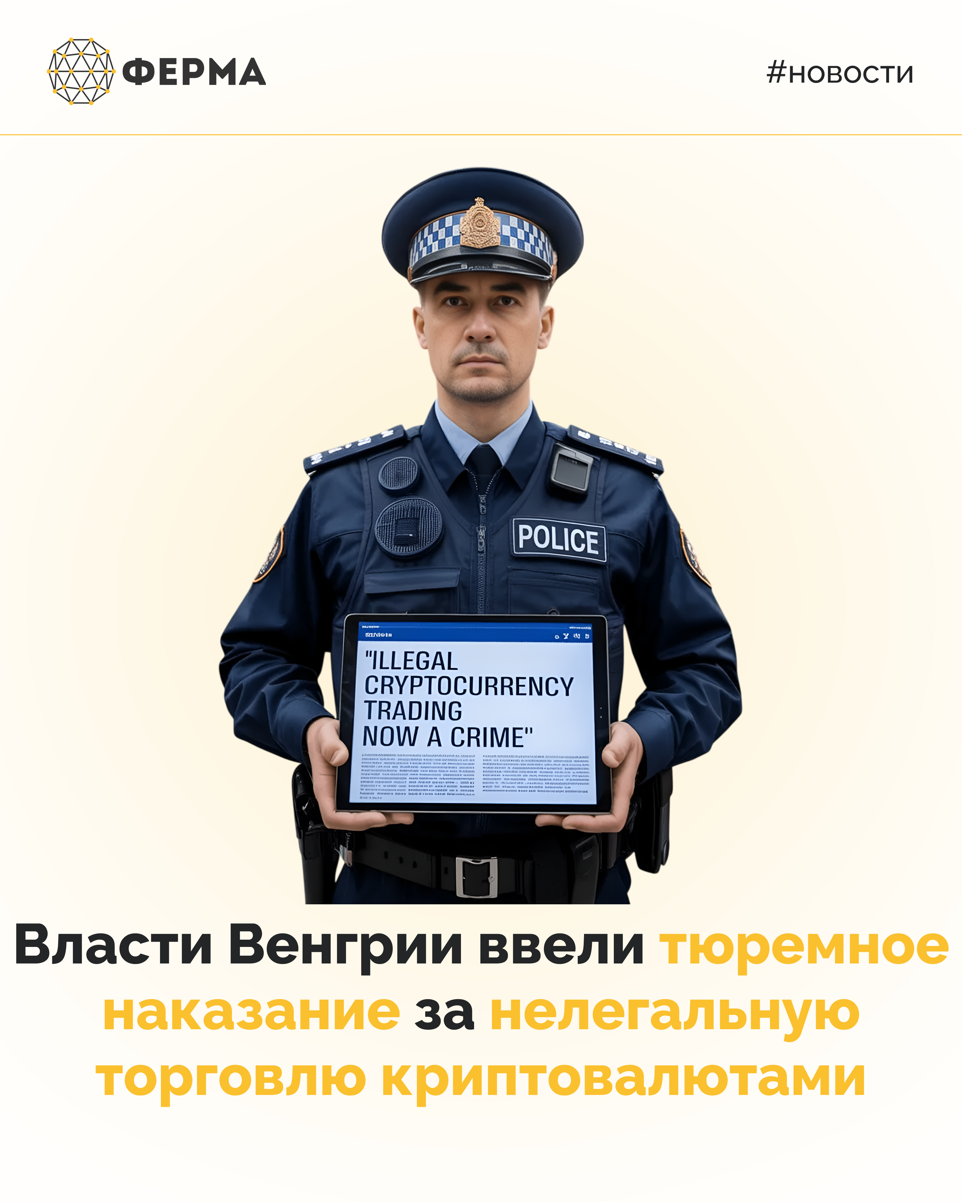 Власти Венгрии ввели тюремное наказание за нелегальную торговлю криптовалютами